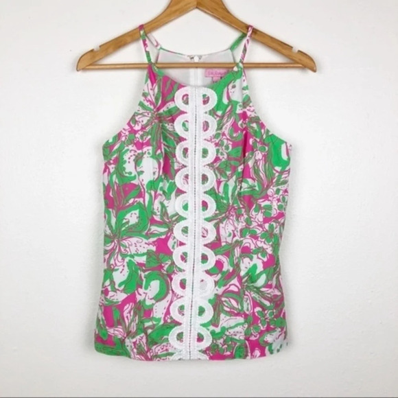 Lilly Pulitzer Annabelle Forgot My Trunks Top 2 - Picture 3 of 8